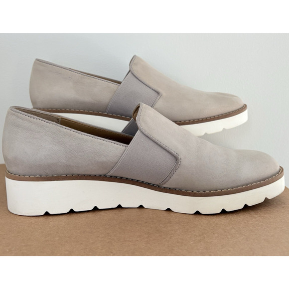 FRANCO SARTO Sz 8.5 Women's Hailie 2 Slip-On Loafers Minimalist Neutral Comfort - Picture 2 of 8